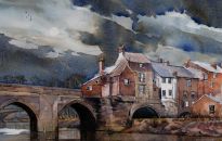 The medieval Elvet bridge built in 1160 by Bishop Hugh de Puiset.
