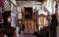 The attic bedroom of Charles Paget Wade an extraordinary man with a passion for collecting. Let nothing perish was his motto which but hints at a life dedicated to finding and restoring beautiful objects whether common or extraordinary.
He packed these into the Cotswold manor house which he bought and renovated for the purpose. From toys, Samurai armour, musical instruments to fine clocks, thousands of treasures are still exhibited just as Mr Wade intended.